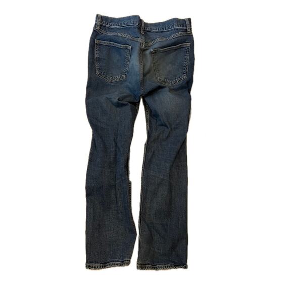 ld Navy Straight Blue Jeans Mens 30x32 - Picture 2 of 3